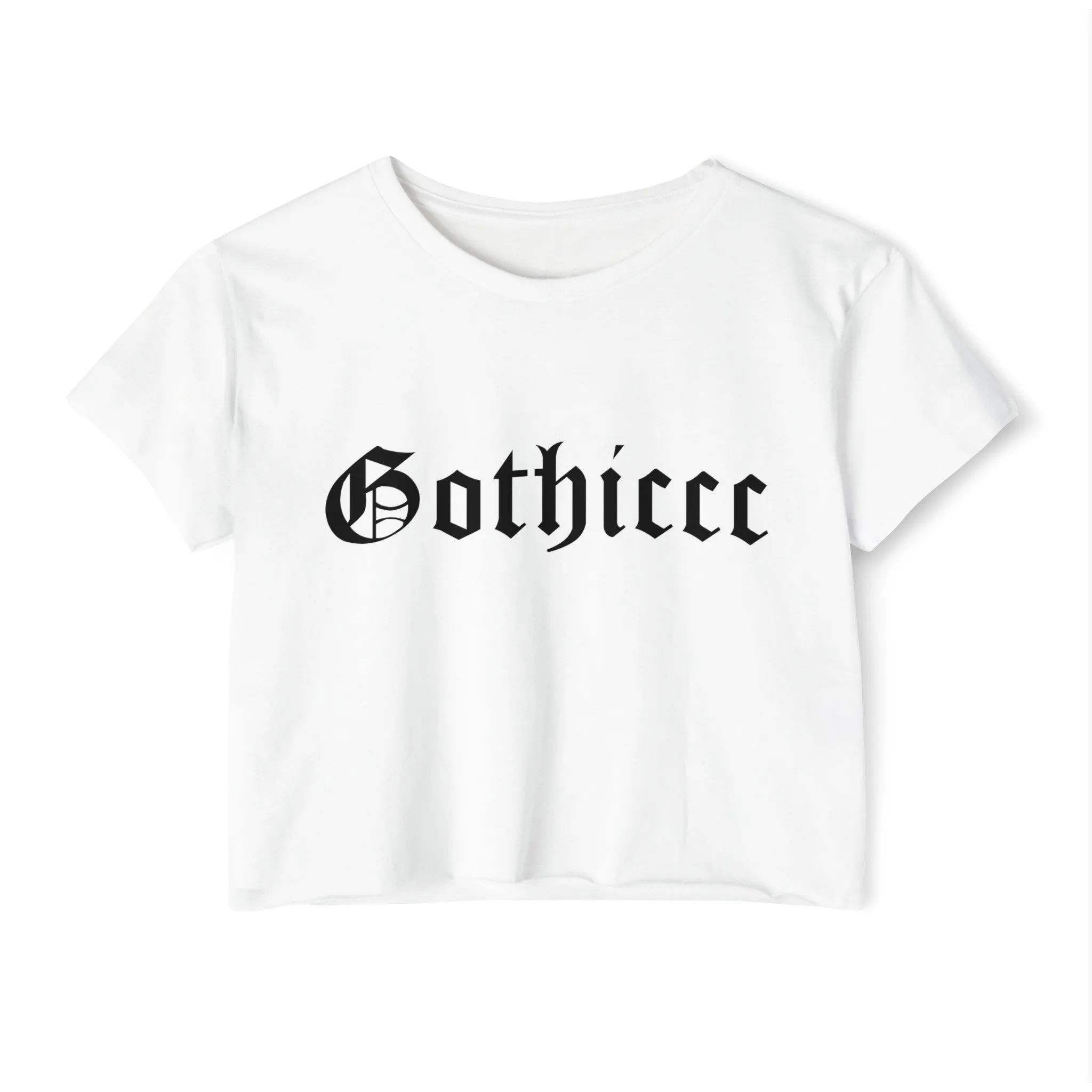 Gothiccc Women's Lightweight Crop Top
