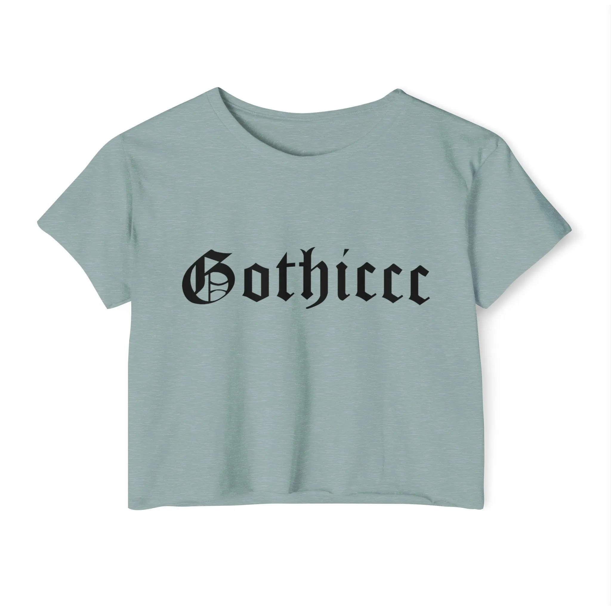 Gothiccc Women's Lightweight Crop Top