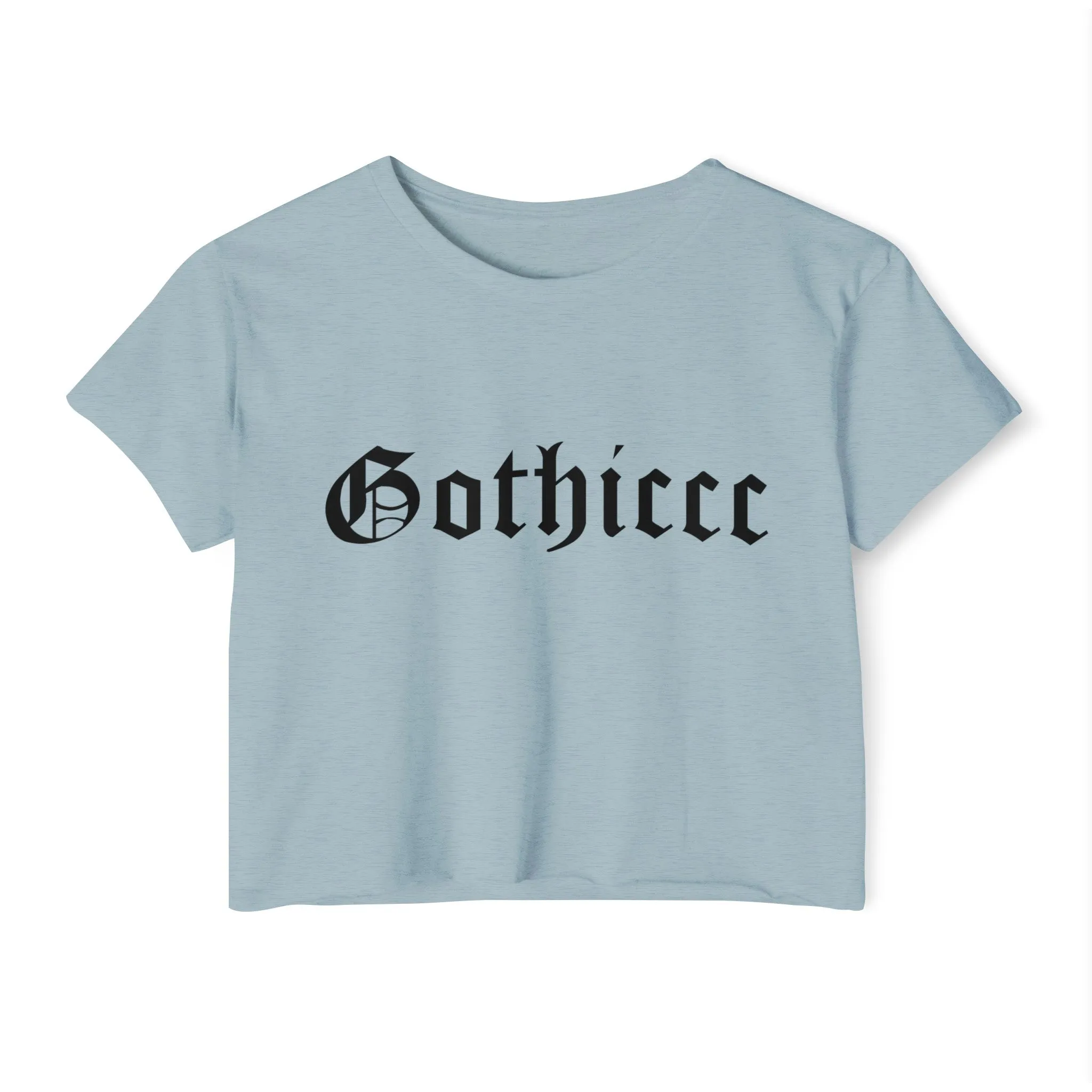 Gothiccc Women's Lightweight Crop Top