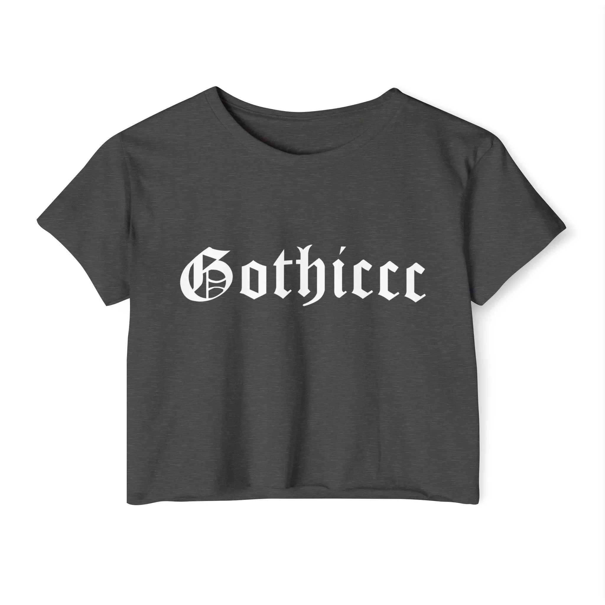 Gothiccc Women's Lightweight Crop Top
