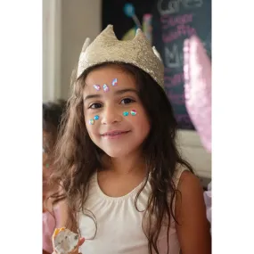 gracious gold sequins crown