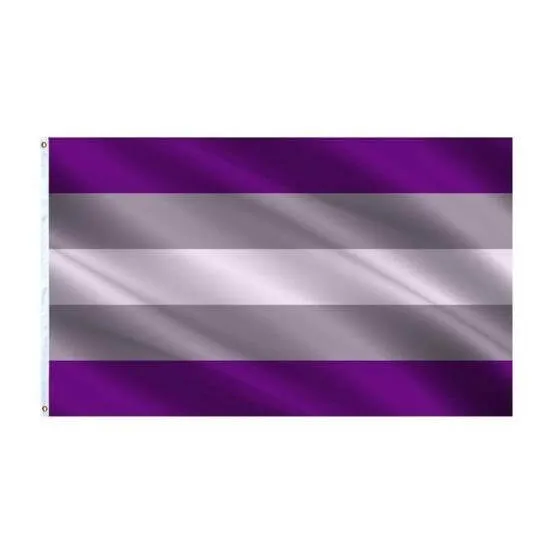 Graysexual Gray-Ace Pride Flag