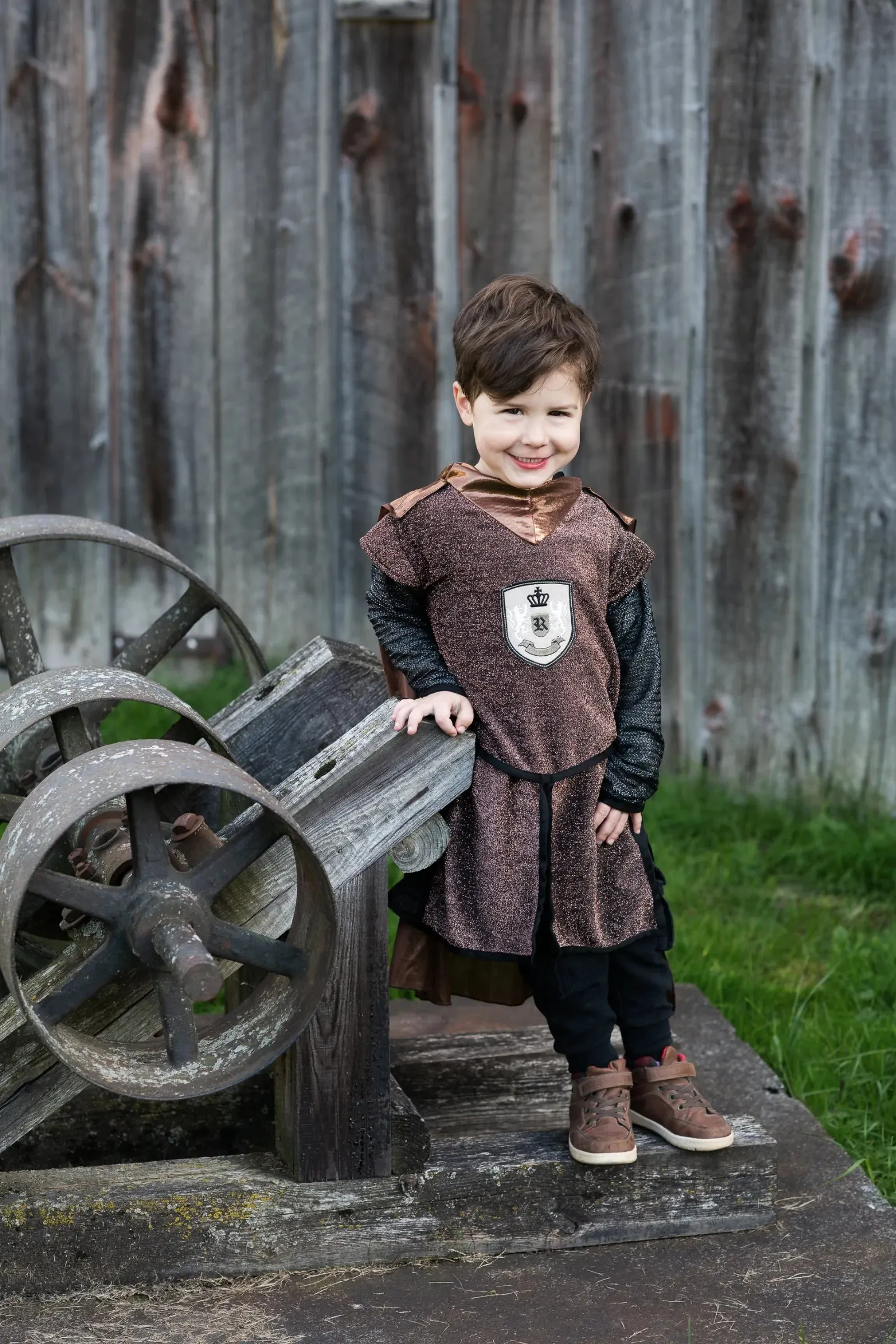 Great Pretenders Brilliant Copper Knight Tunic size 5/6