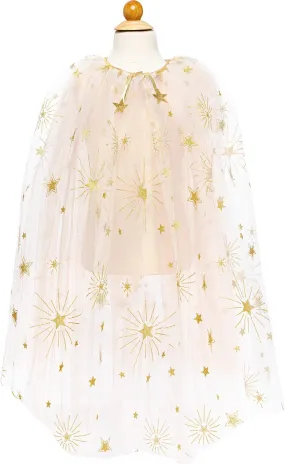 Great Pretenders Golden Glam Party Cape - Size 4/6