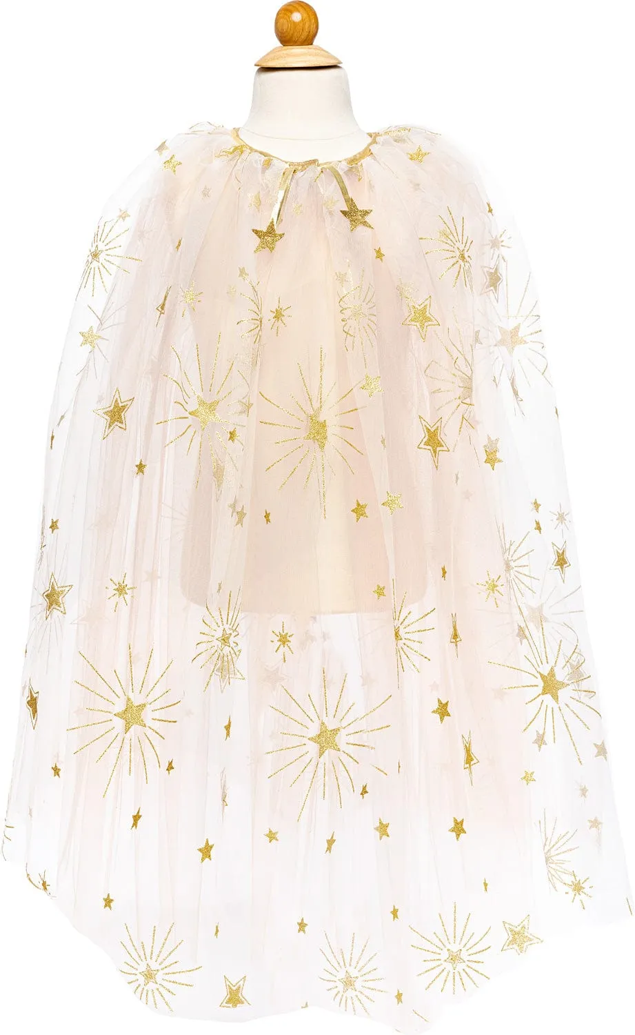 Great Pretenders Golden Glam Party Cape - Size 4/6