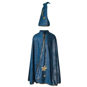 Great Pretenders Starry Night Cape & Hat - Turquoise