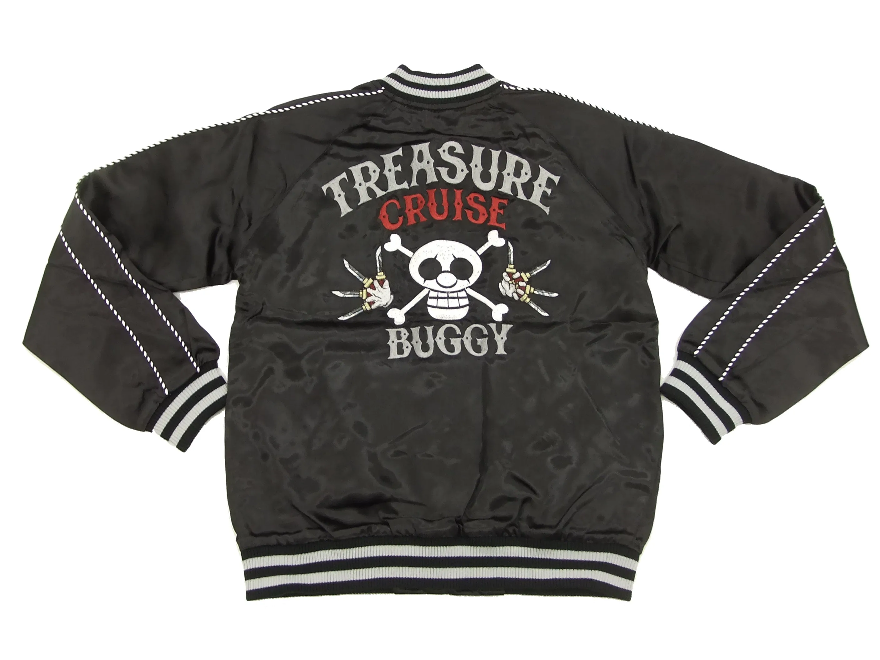 Hanatabi Gakudan Men's Japanese Souvenir Jacket Japanese ONE PIECE Sukajan Script OPSJ-004