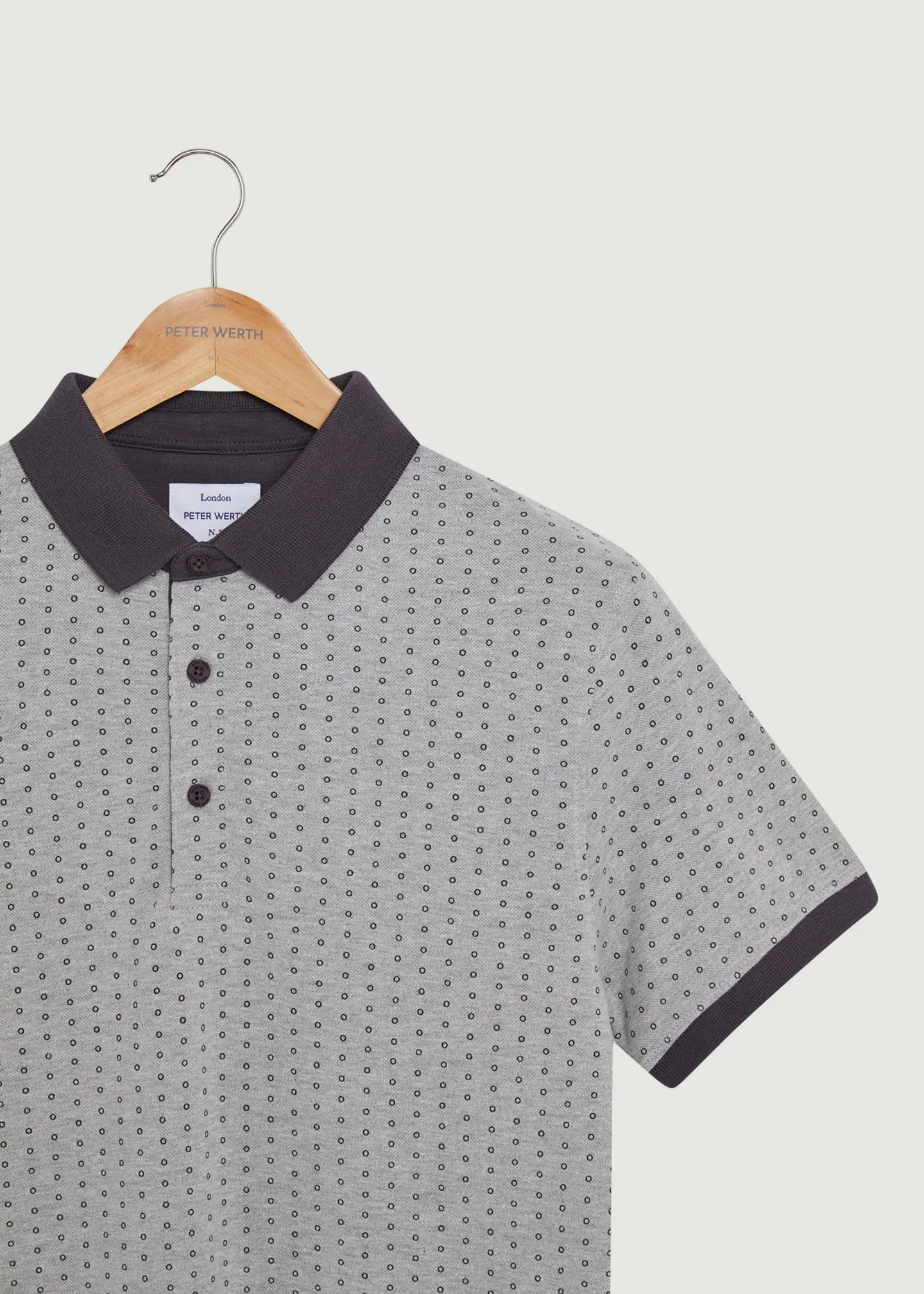 Hickman Polo - Grey Marl