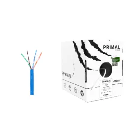 Ice Cable PR/CAT6/BLU Primal Cat6 Cable Solid w/Spine - 1000ft Box (Blue)
