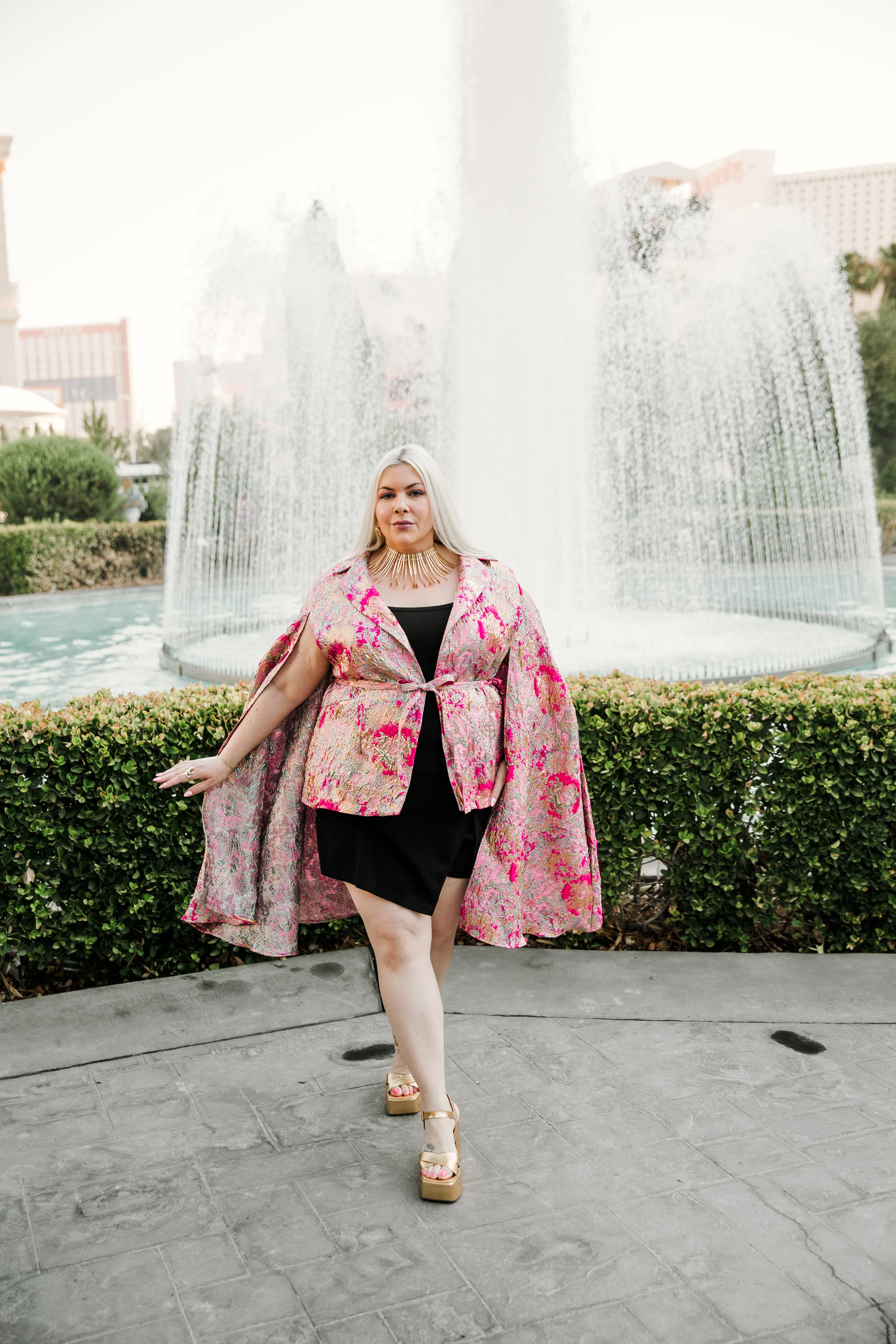 Jacquard Jape in "Flight (Pink)"