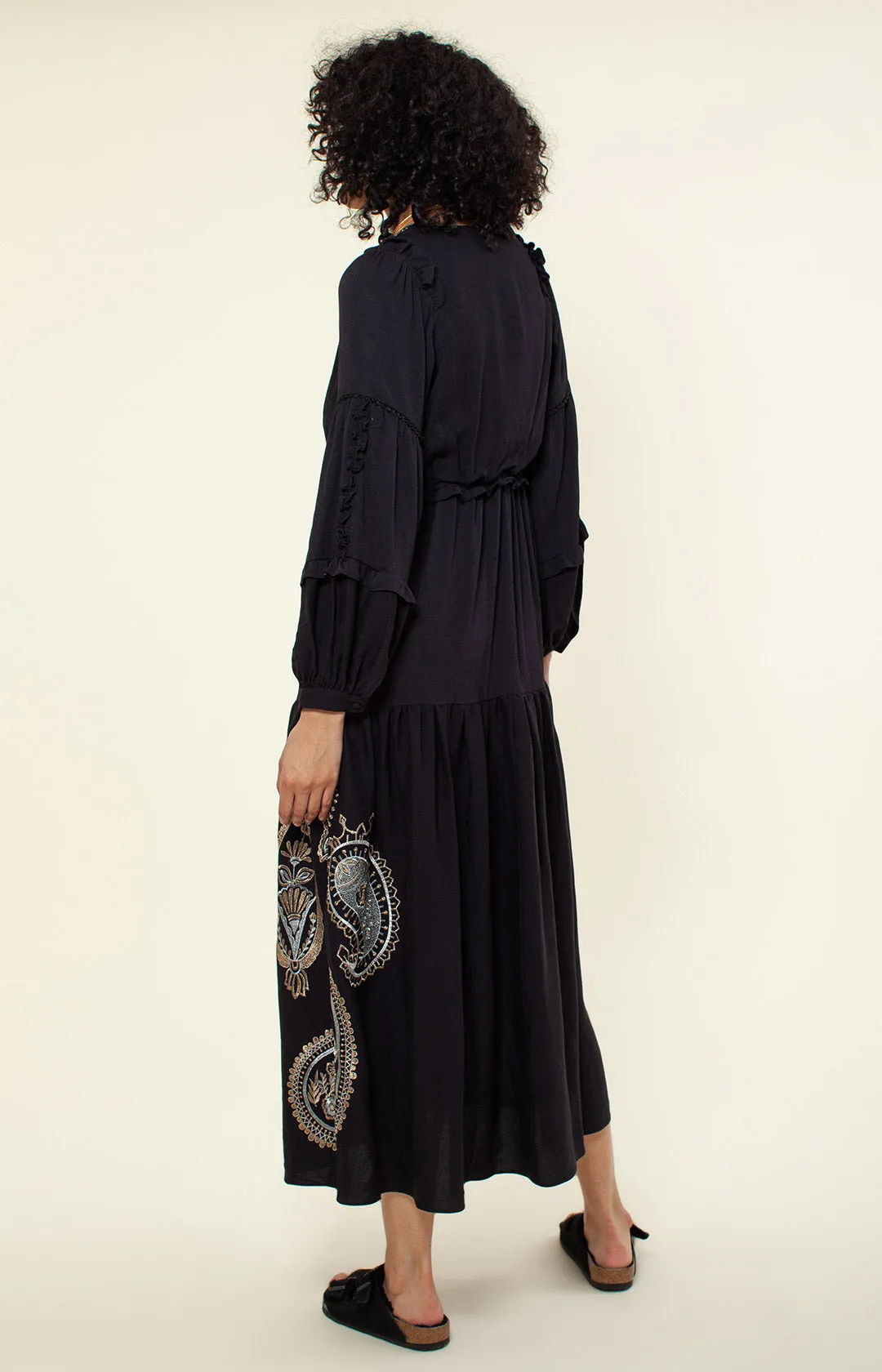 Josephine Embroidered Maxi Dress