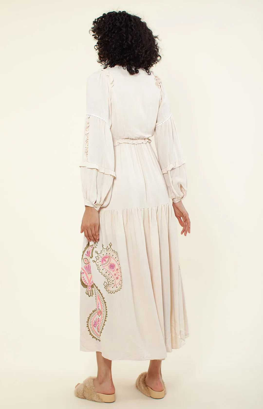Josephine Embroidered Maxi Dress