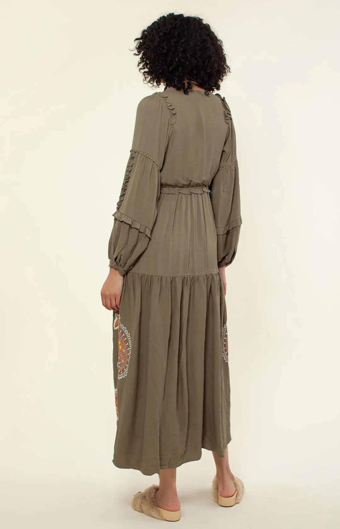 Josephine Embroidered Maxi Dress