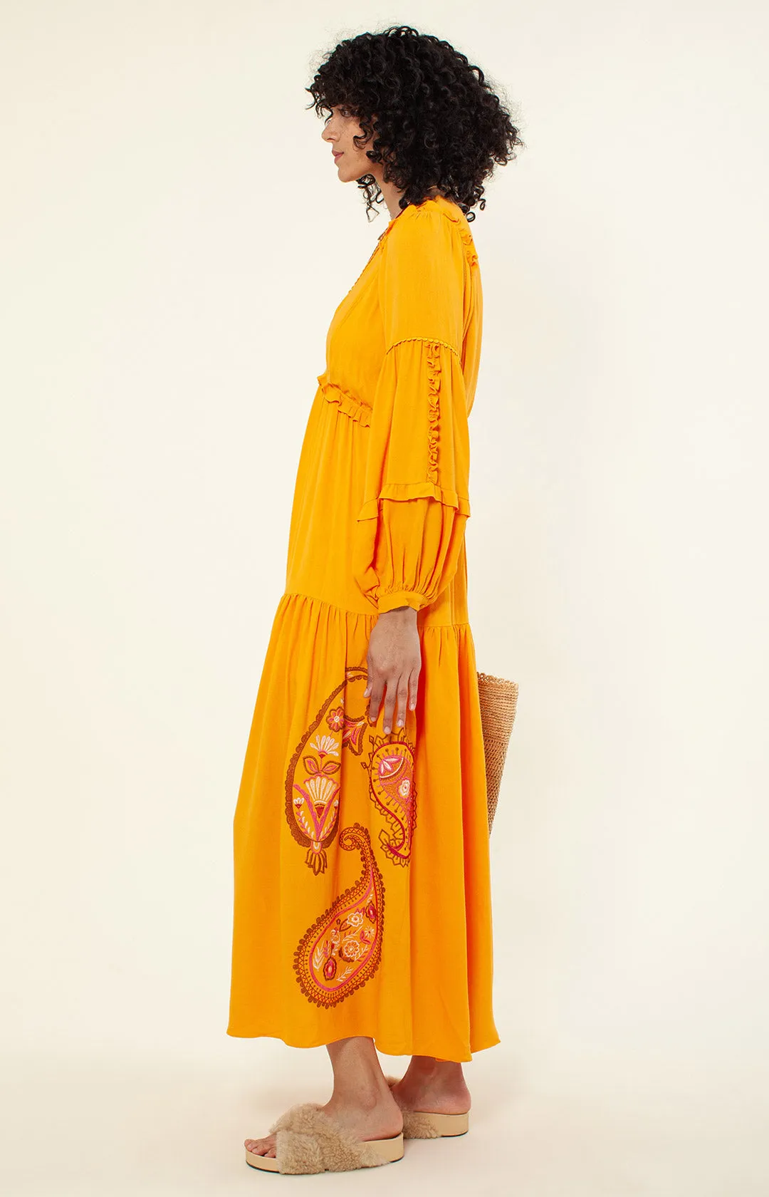 Josephine Embroidered Maxi Dress