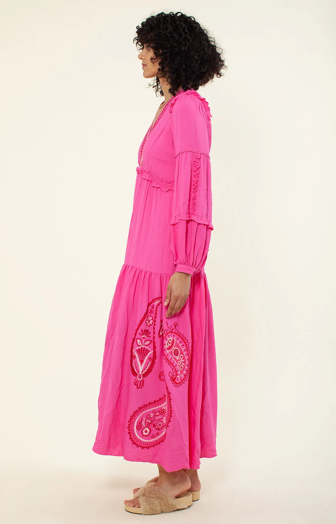 Josephine Embroidered Maxi Dress