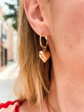 Keke Gold Heart Earrings