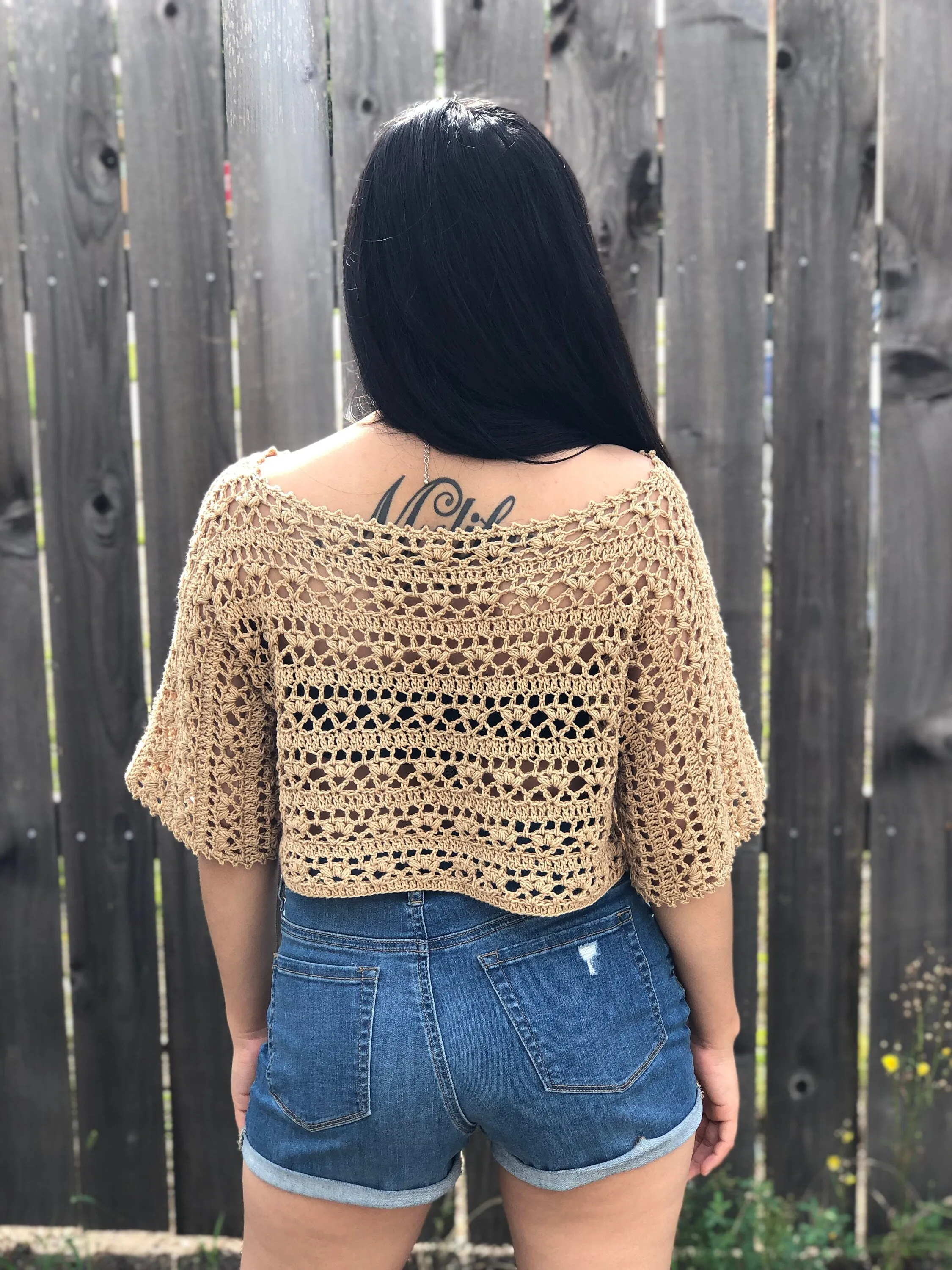 Lacy summer top crochet pattern PDF file and video tutorial for us women's sizes XS-XXL, crochet top, crochet pattern, crochet summer top