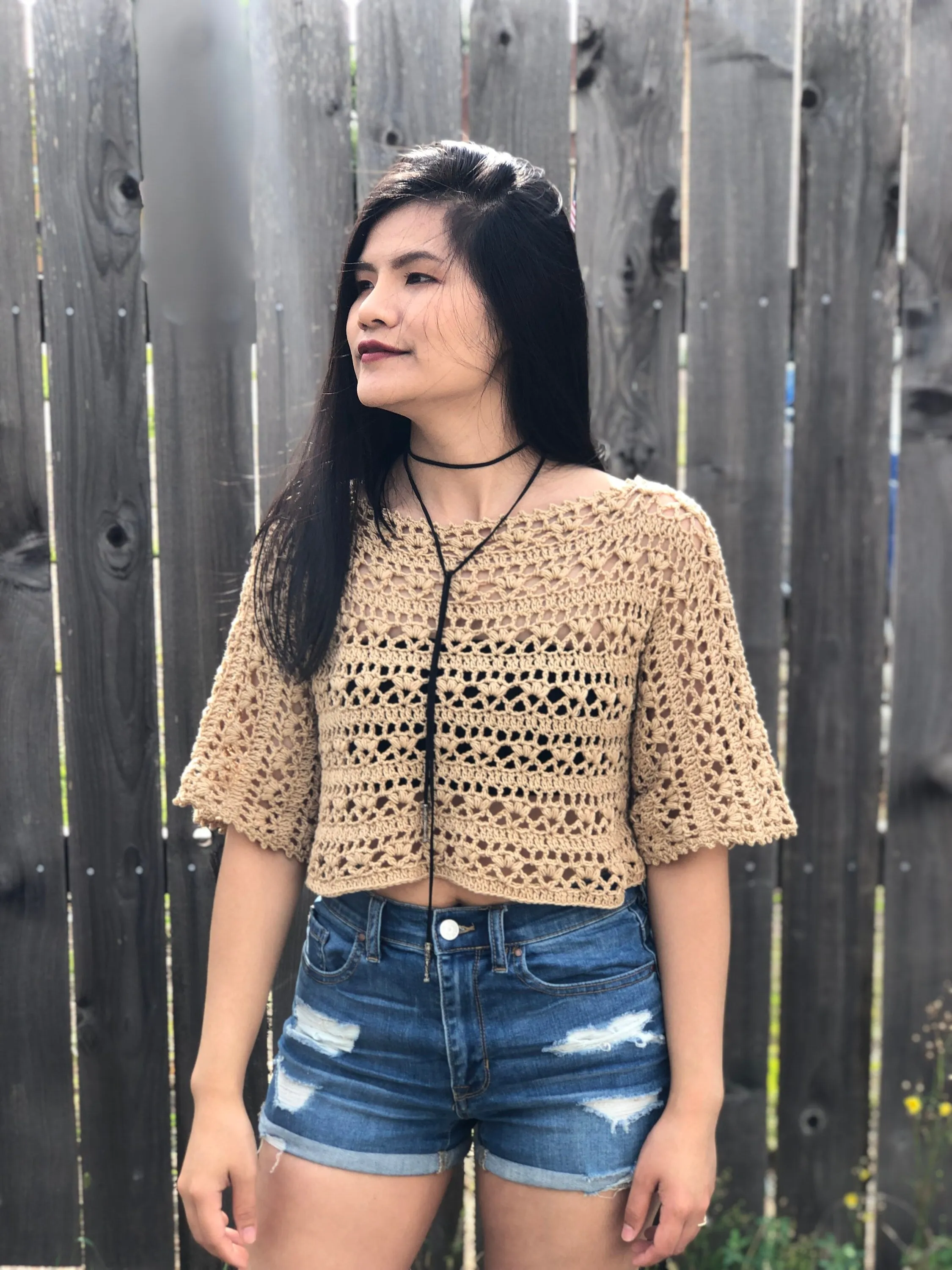 Lacy summer top crochet pattern PDF file and video tutorial for us women's sizes XS-XXL, crochet top, crochet pattern, crochet summer top