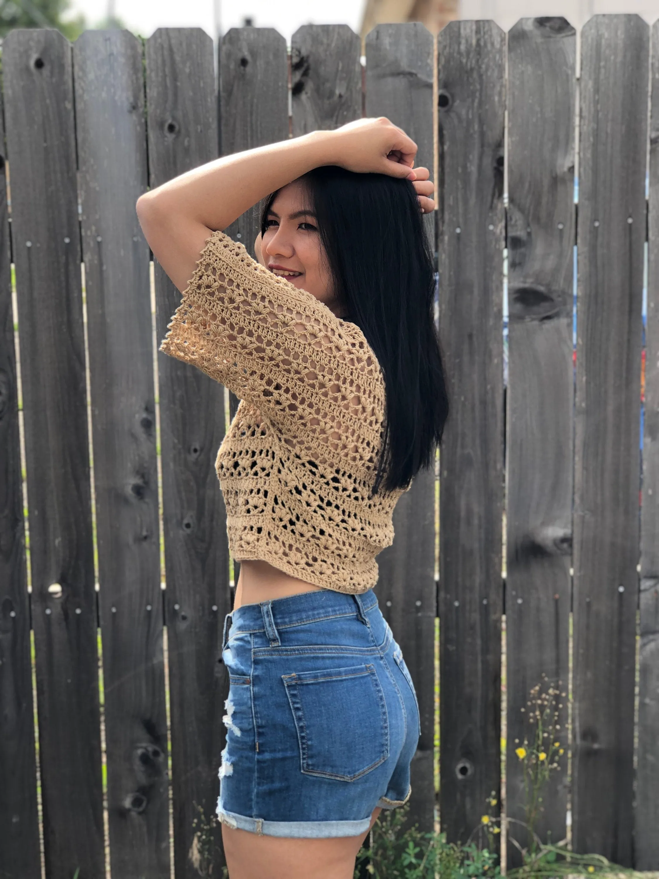 Lacy summer top crochet pattern PDF file and video tutorial for us women's sizes XS-XXL, crochet top, crochet pattern, crochet summer top
