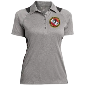 Ladies Heather Moisture Wicking Polo