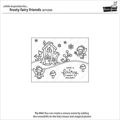 LAWN FAWN: Frosty Fairy Friends | Stamp