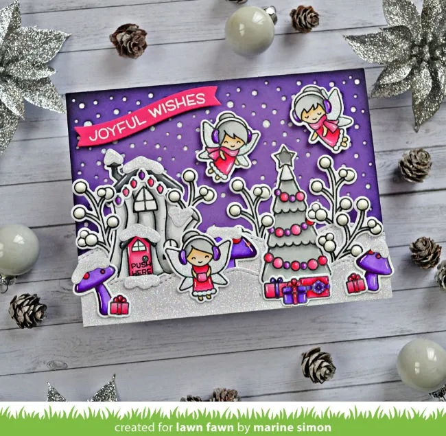 LAWN FAWN: Frosty Fairy Friends | Stamp