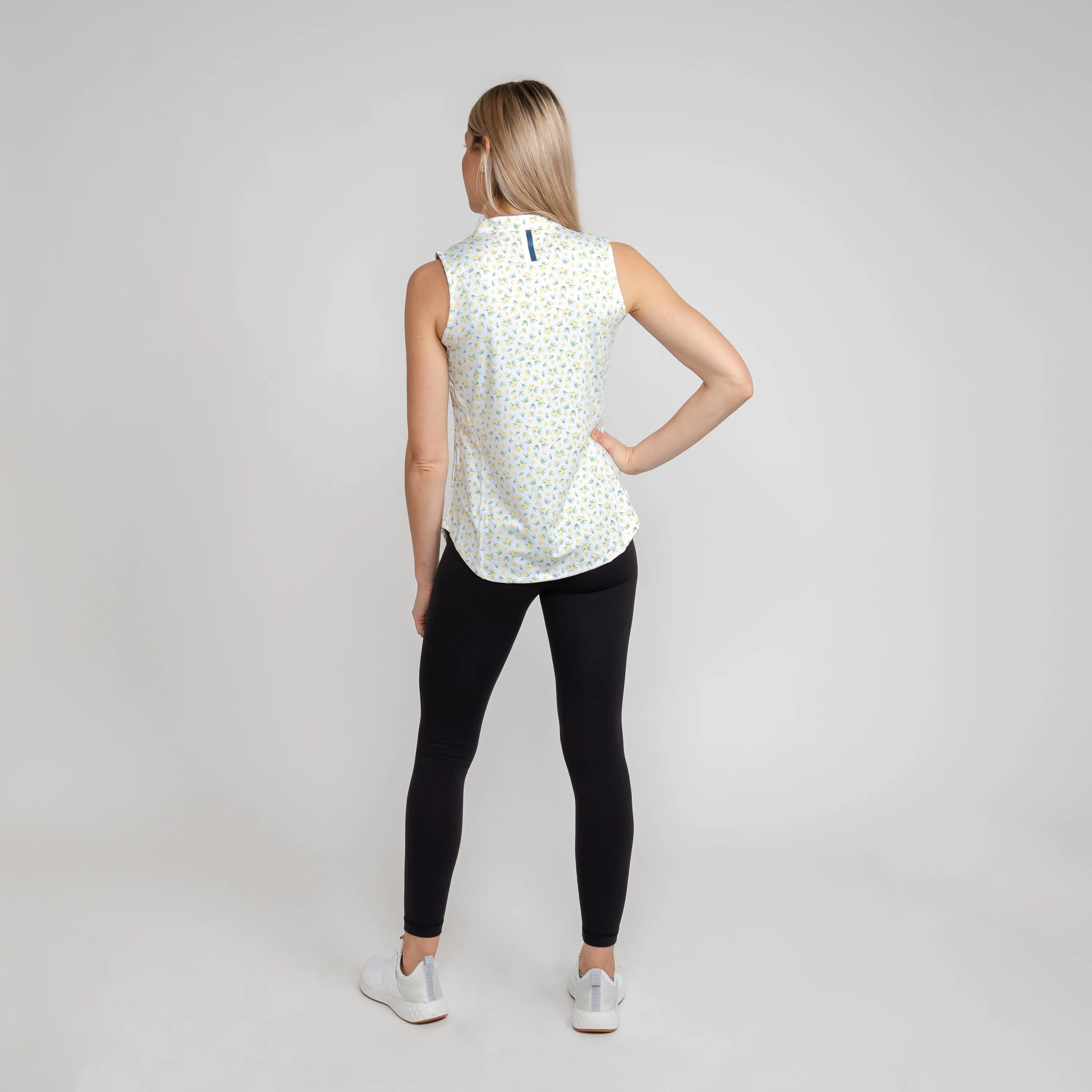 Lemons Sleeveless Zip | The Lemons - White