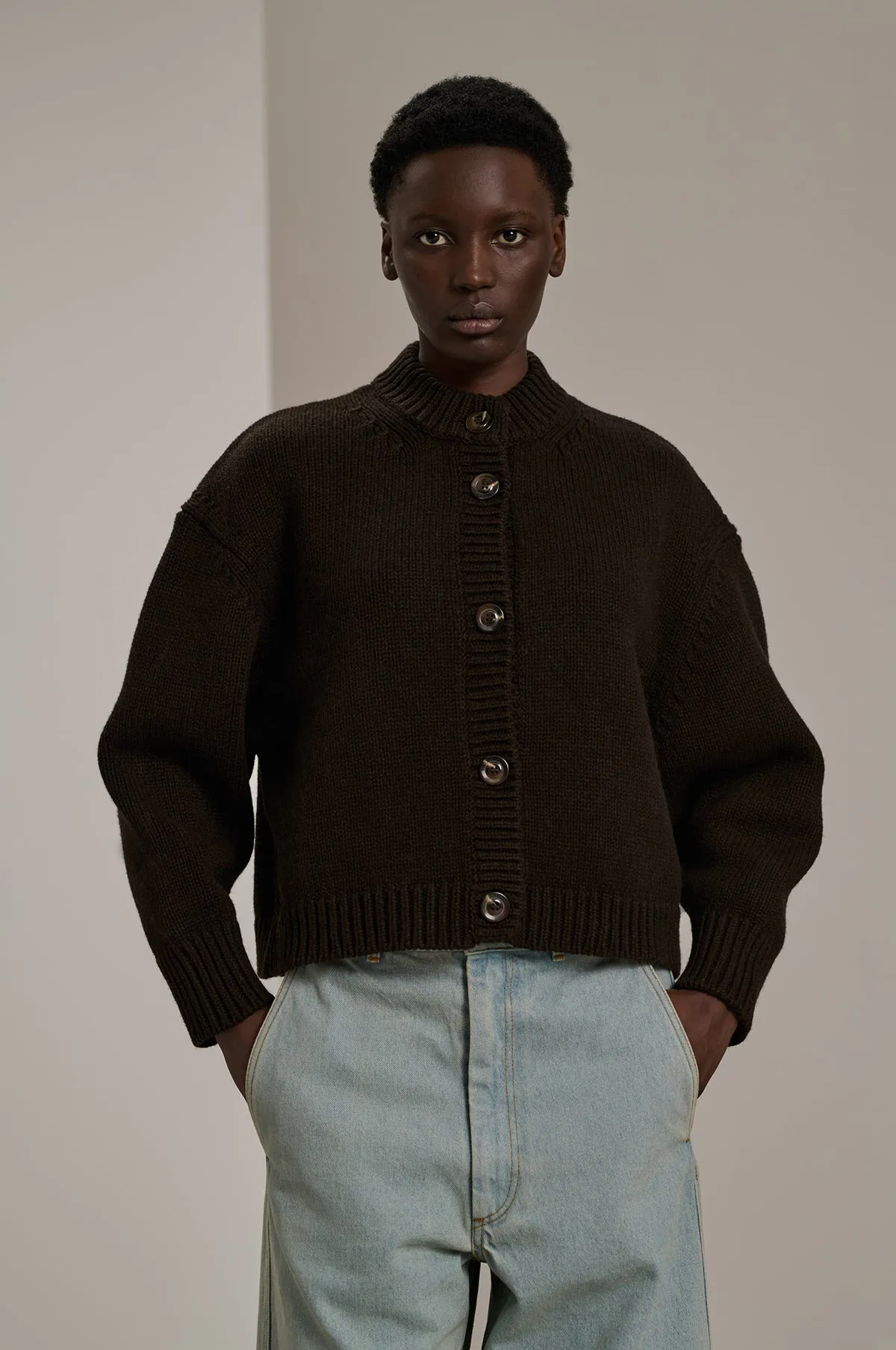 Leonard Cardigan Chocolat