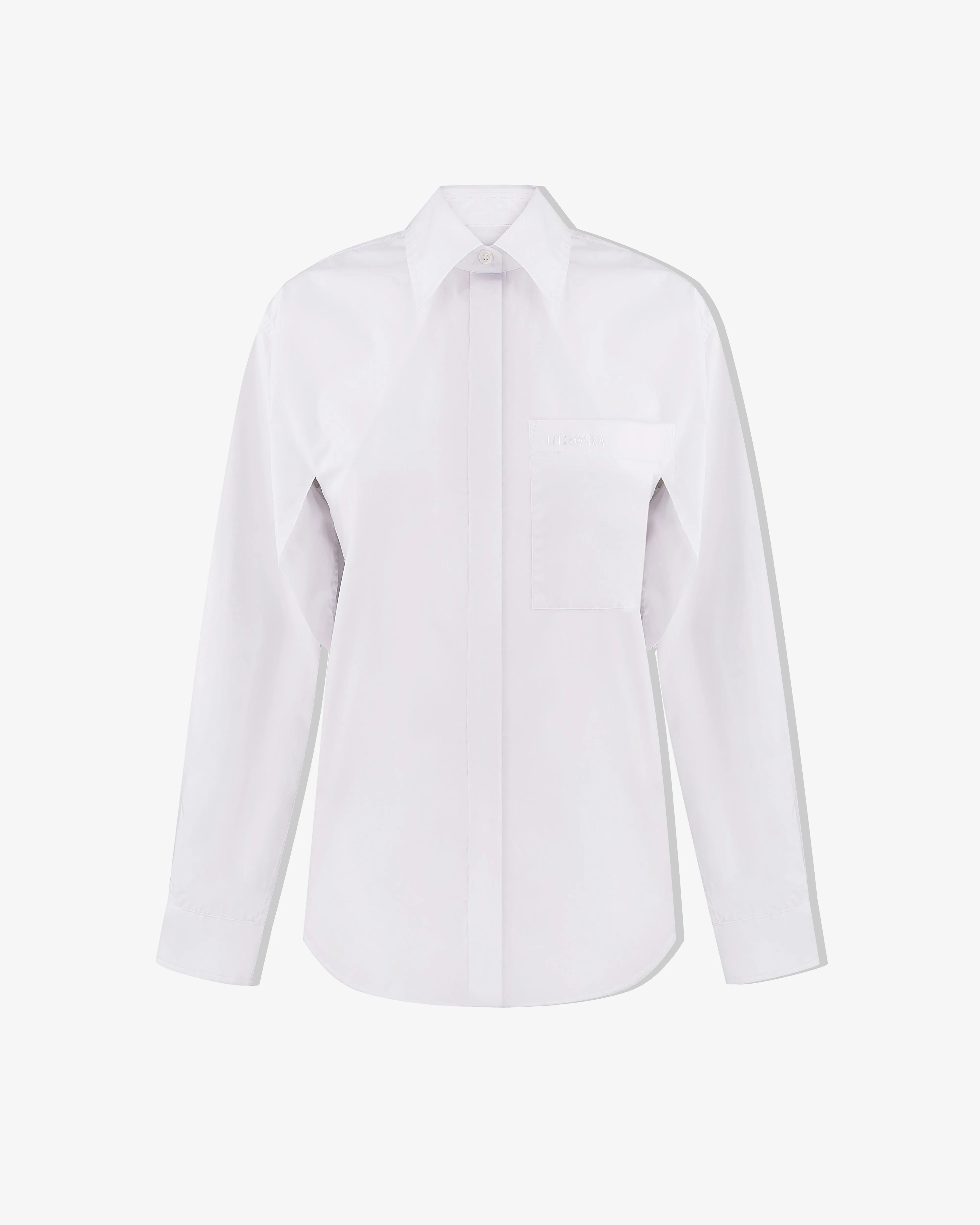Litkovska - Women's Powder Blouse - (White)