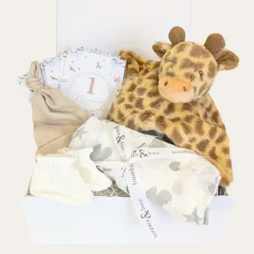 Little Giraffe Snuggle Baby Shower Gifts Box