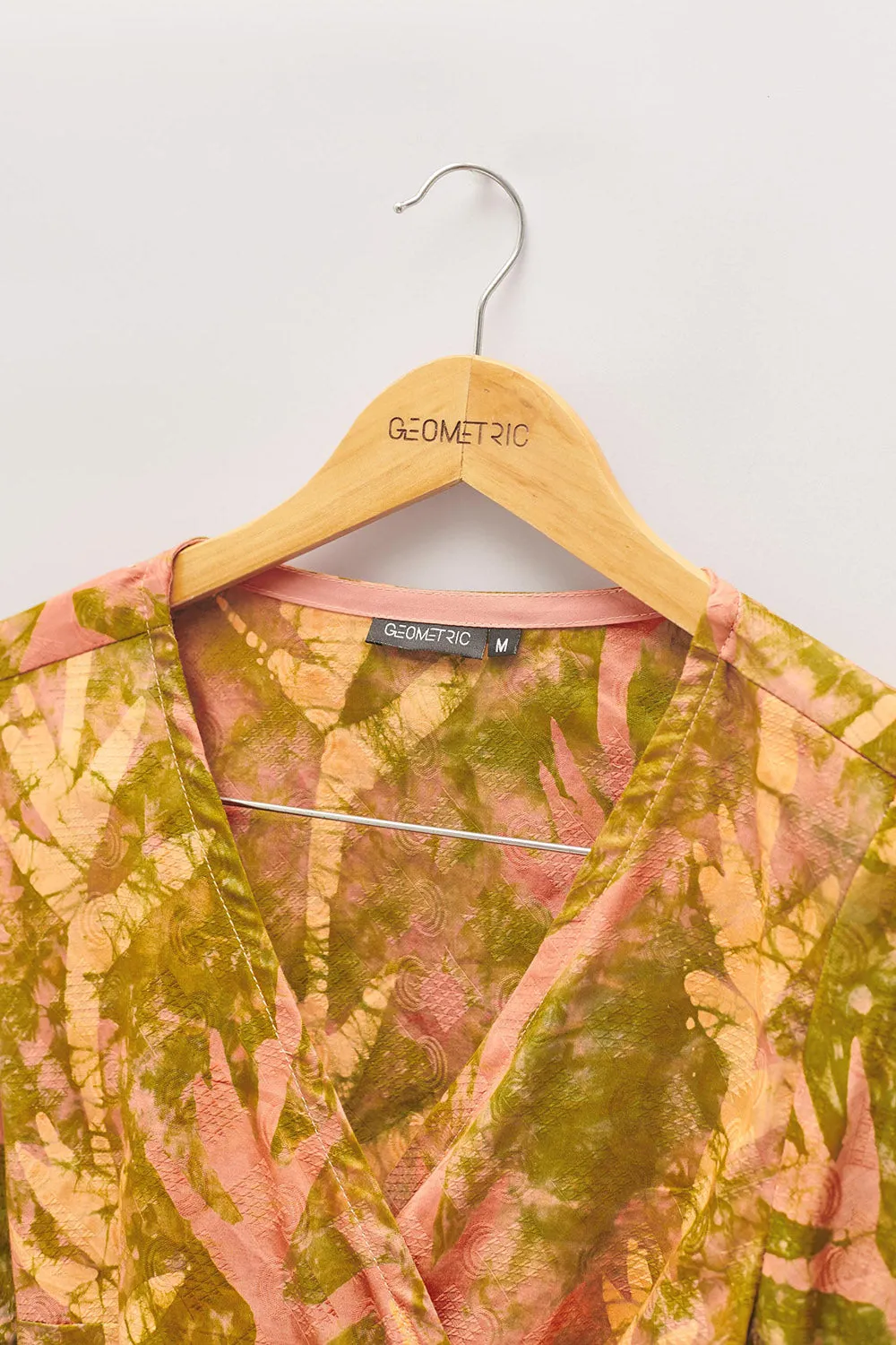 Long Sleeve Wrap Top - Bird of Paradise