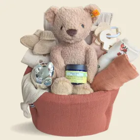 Luxury Baby Basket - Perfect Little Peach