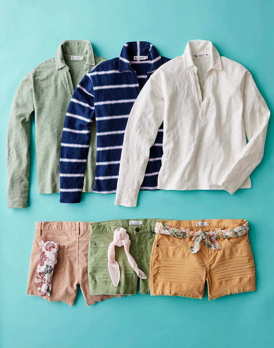 Mara Slub Polo: Cloud