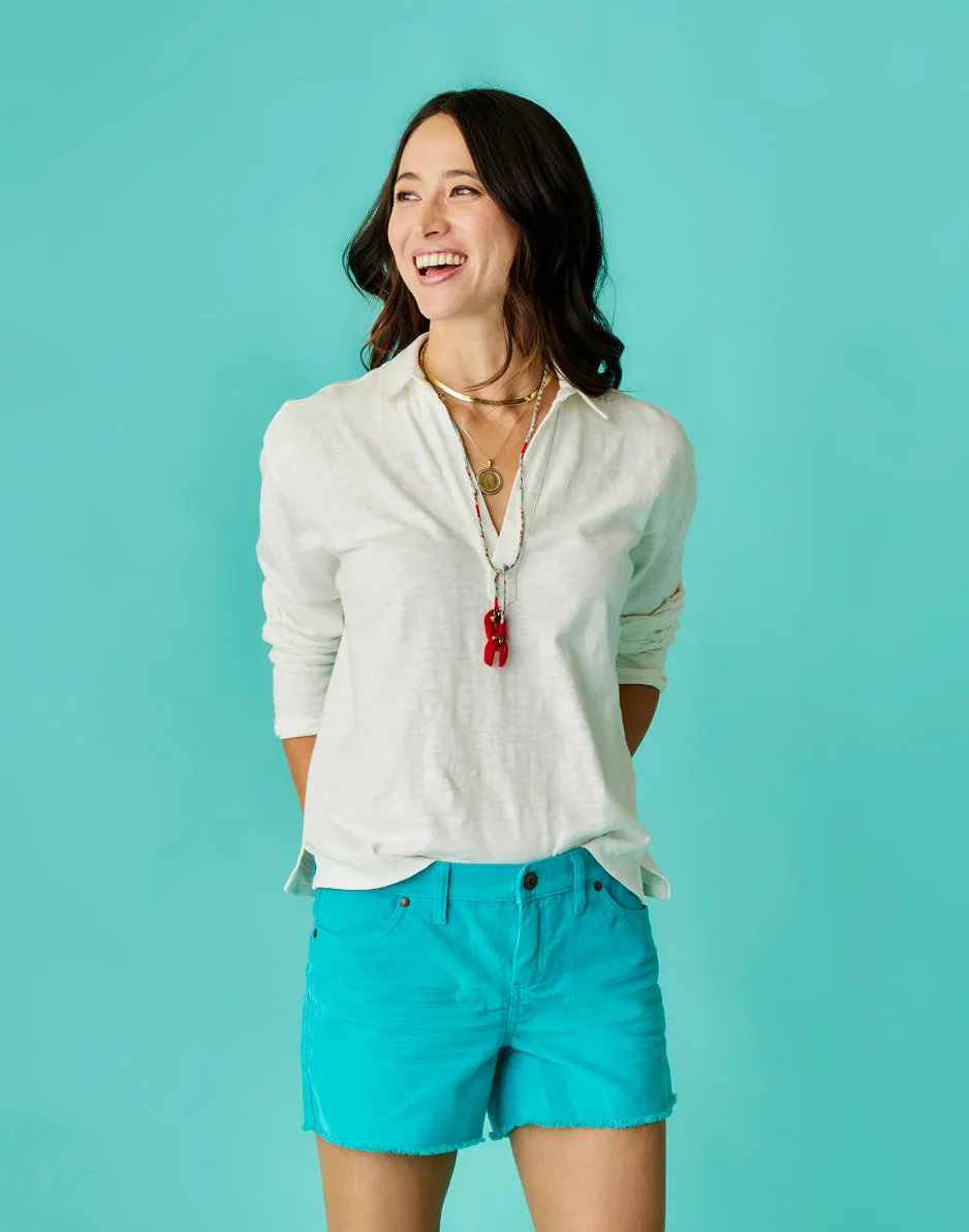 Mara Slub Polo: Cloud