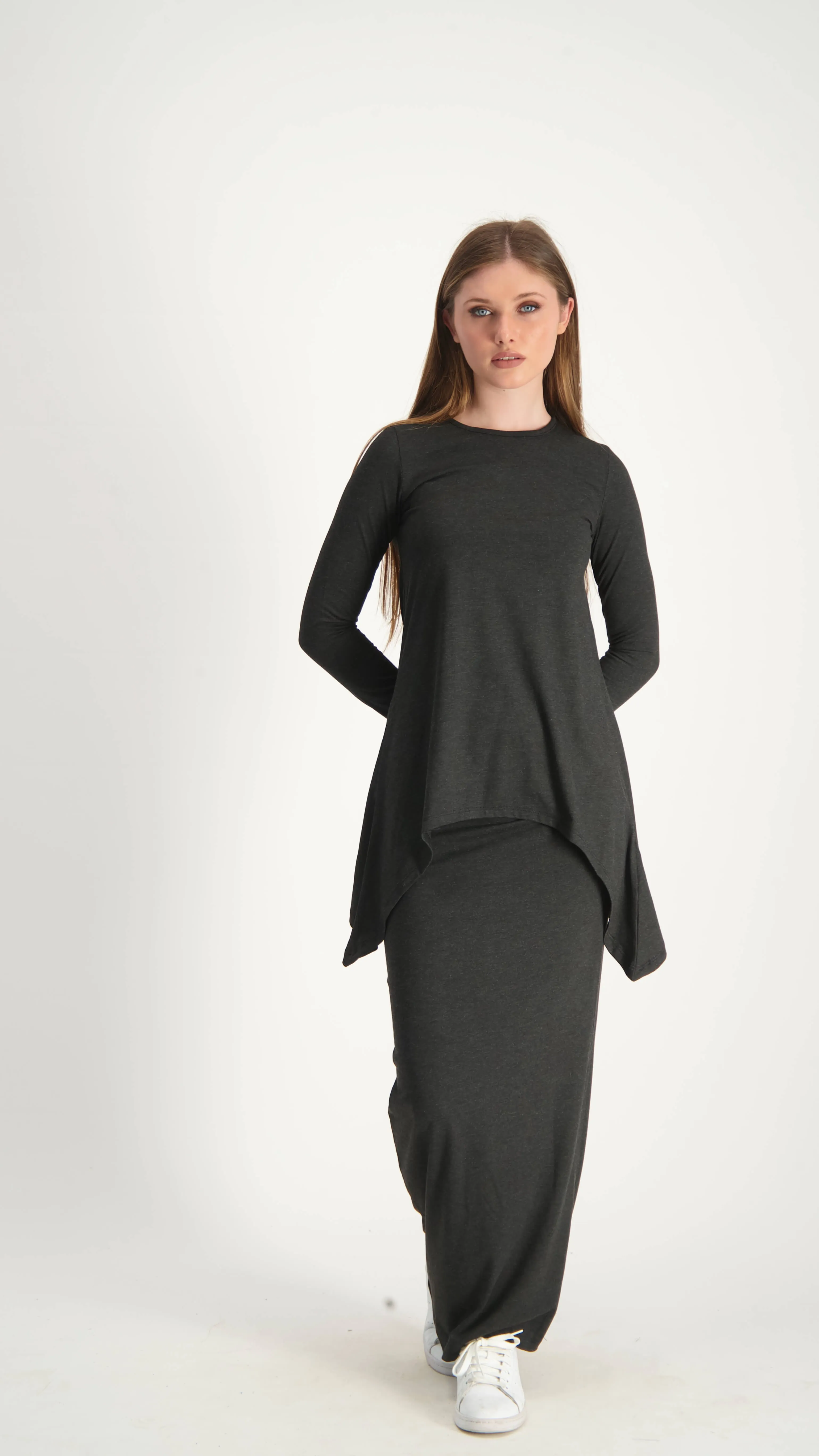 Maxi Skirt / Charcoal