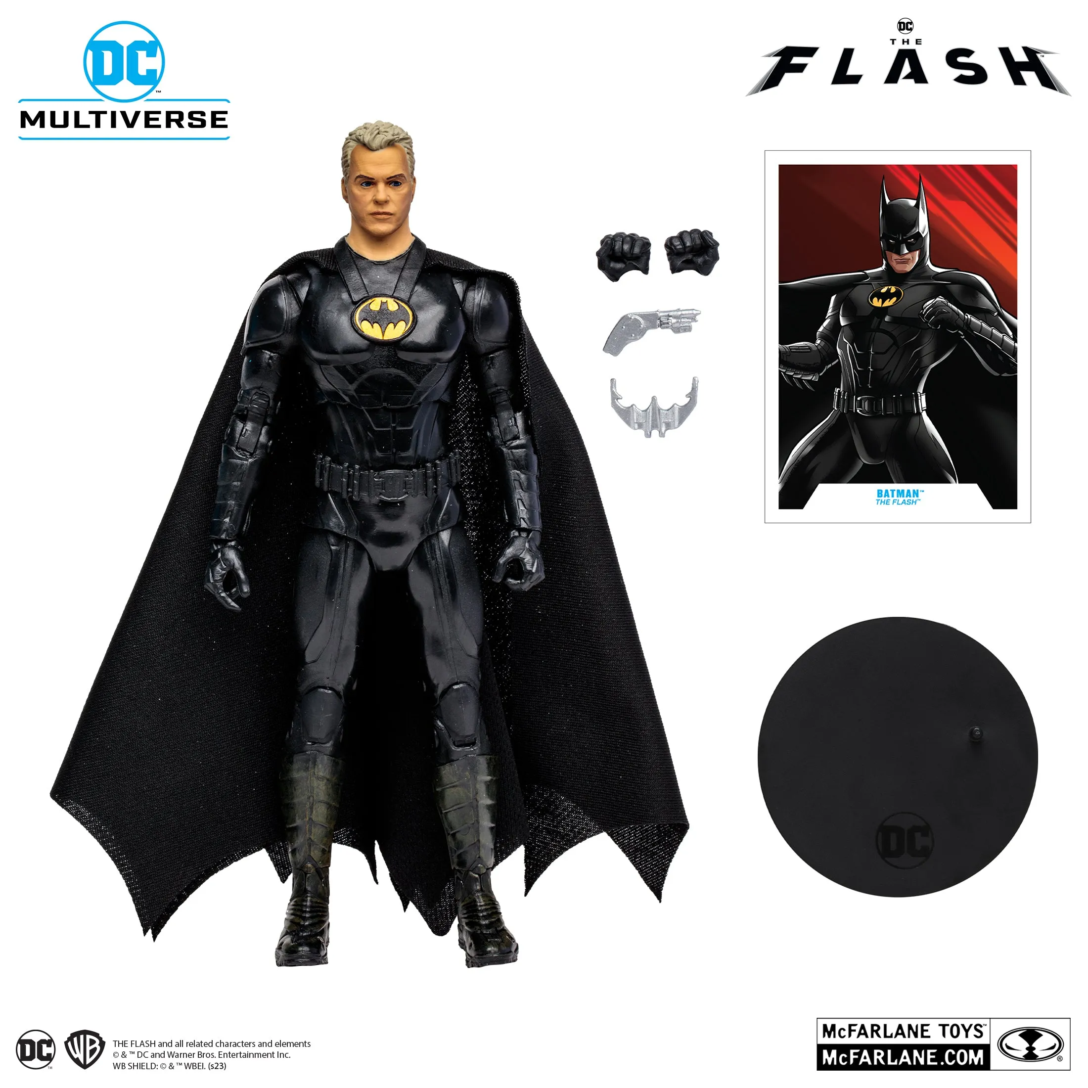 McFarlane Toys DC Multiverse Flash Movie - Batman (Multiverse) (Unmasked) [Gold Label]