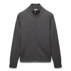 Merino Rib Vinnie Track Jacket