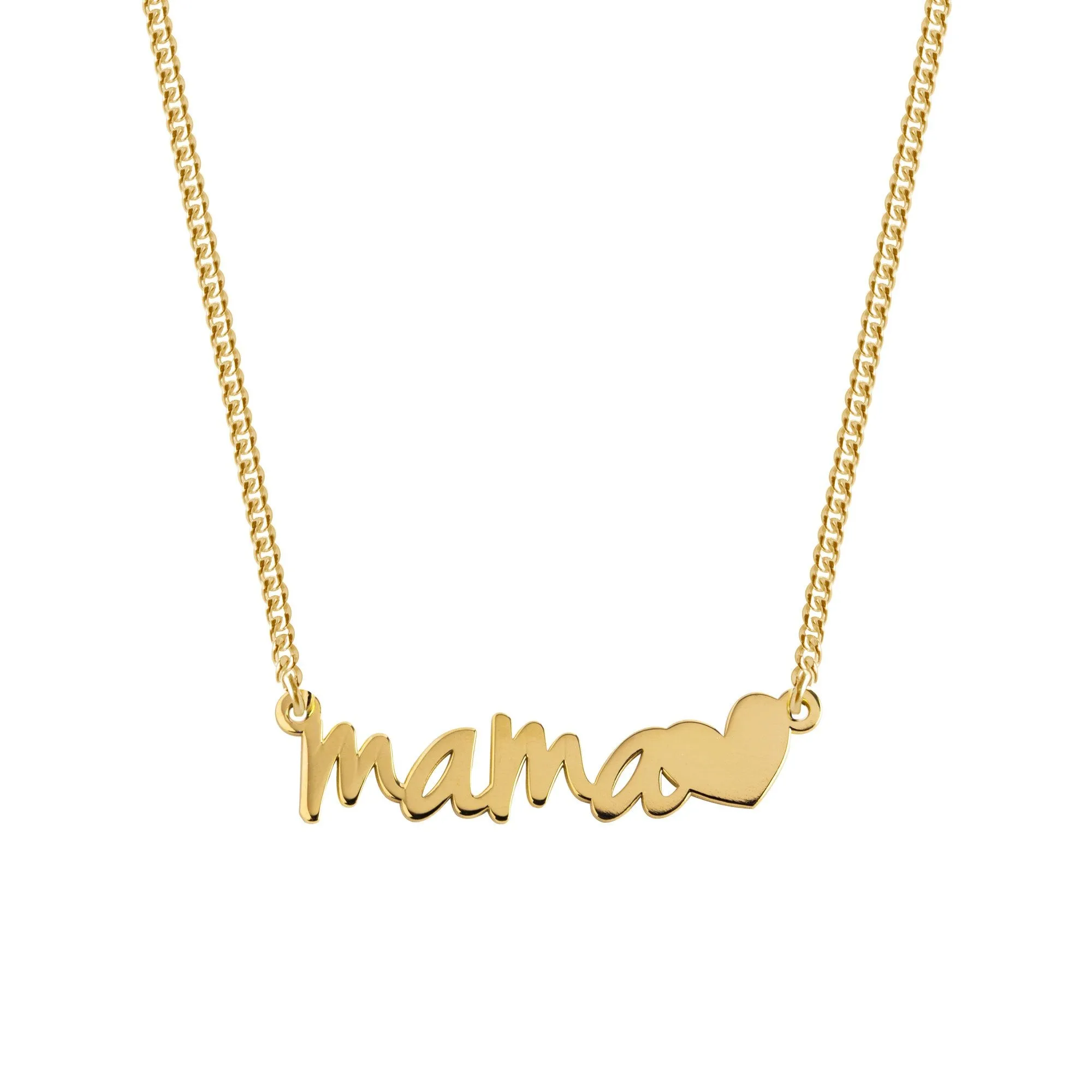 Mum Heart Gold Necklace
