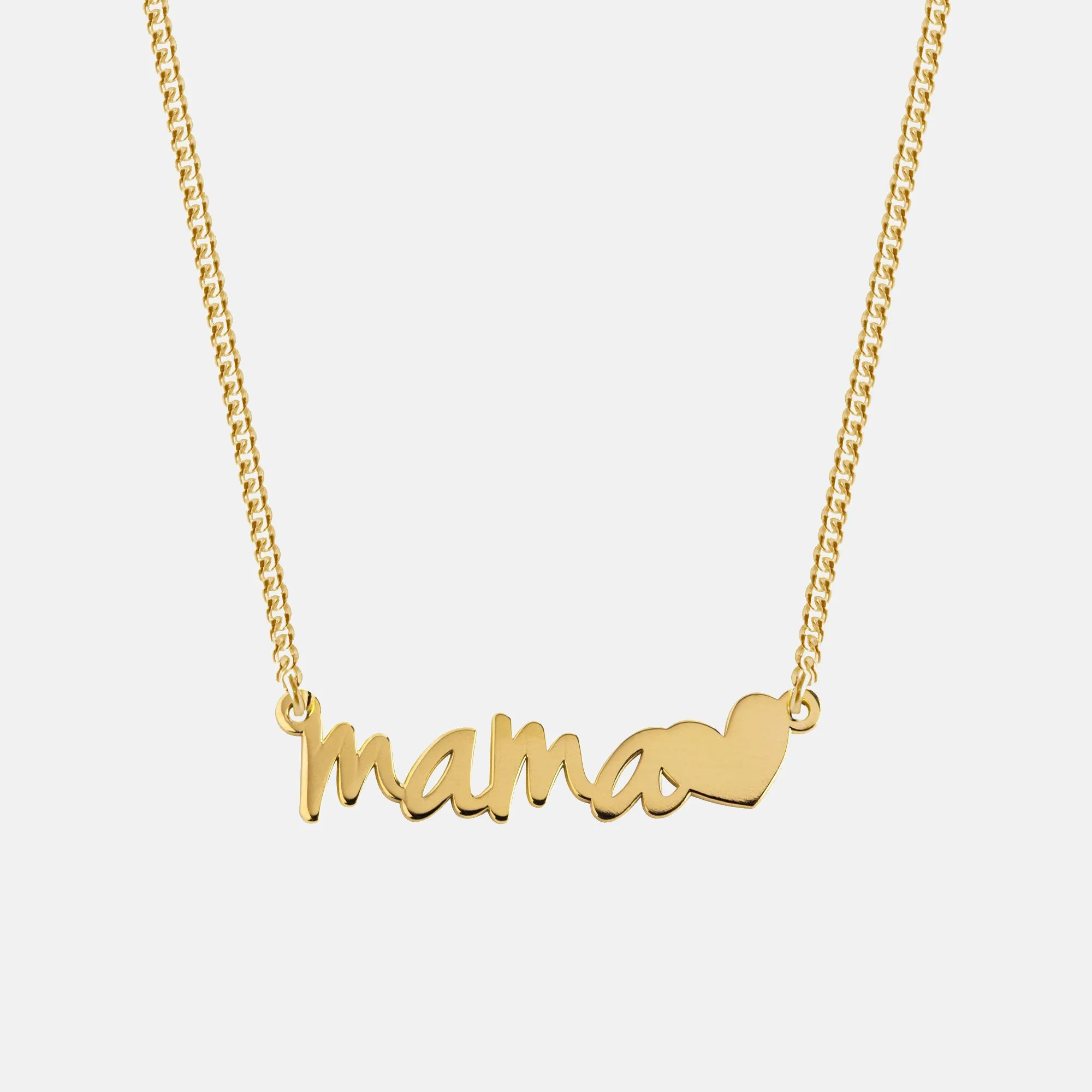 Mum Heart Gold Necklace