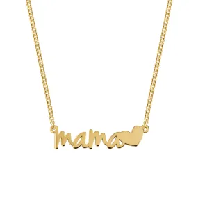 Mum Heart Gold Necklace