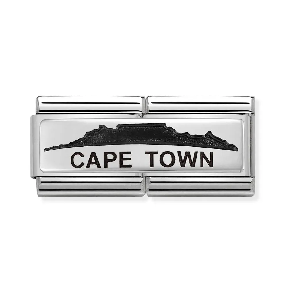 NOMINATION Classic Silver Cape Town Skyline Double Charm