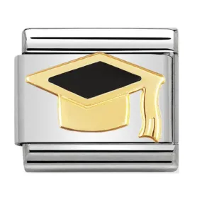 NOMINATION Link Gold and Enamel Graduation Hat
