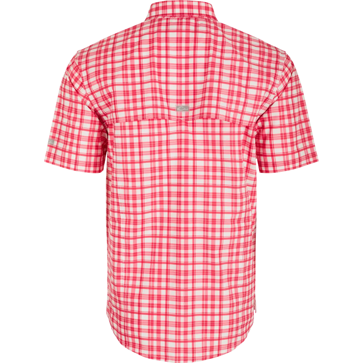Ole Miss Hunter Creek Windowpane Plaid Short Sleeve Shirt