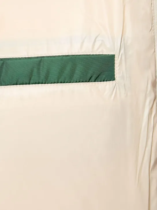 Palm Angels   Hooded nylon down track jacket 