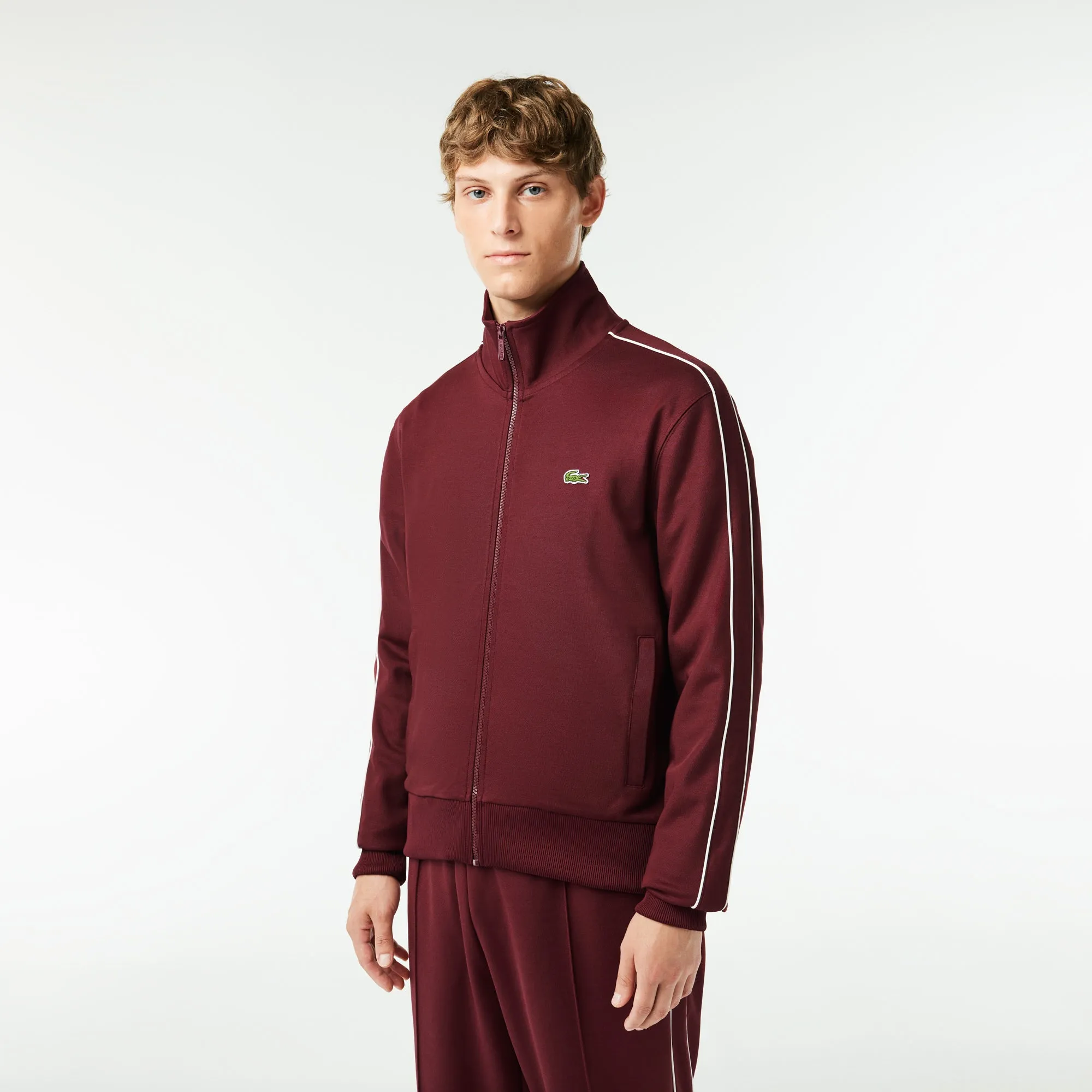 Paris Piqué Zip Front Track Jacket