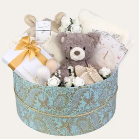 Personalised Large Mum & Baby Gifts Hamper Box Barney Bear & Bunny