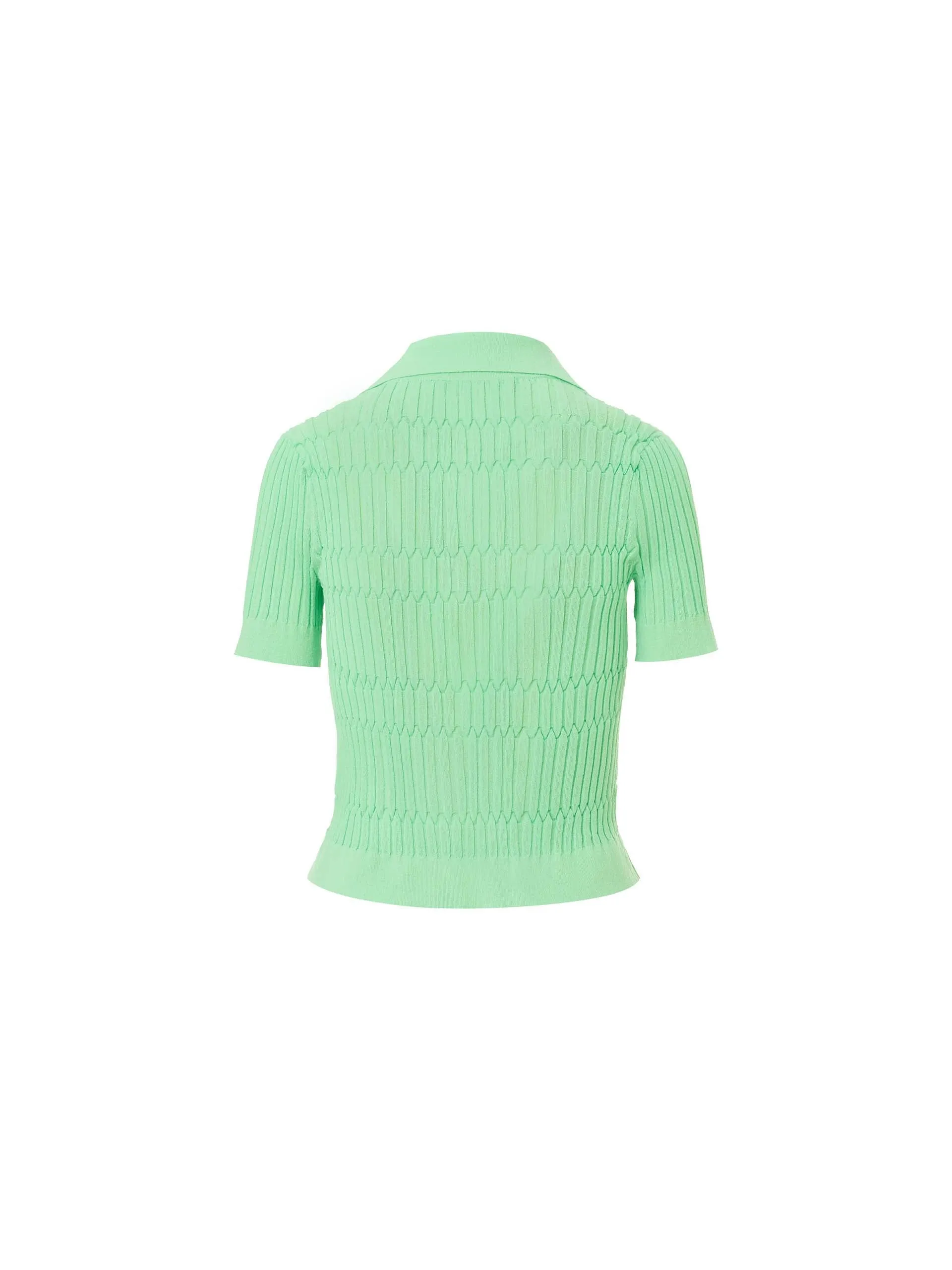Polo Collar Structured Top