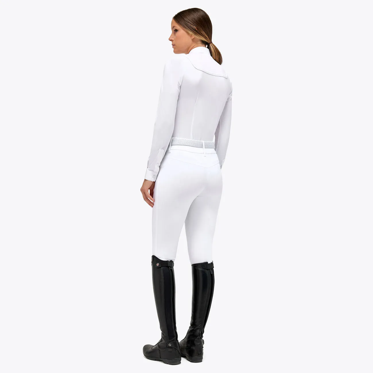 POLO DA CONCORSO DONNA MANICA LUNGA CAVALLERIA TOSCANA