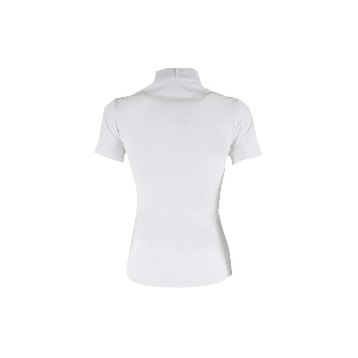POLO DA CONCORSO DONNA PIQUET COLLO COREANA Mod. BASILEA/15 ANIMO Col. BIANCO