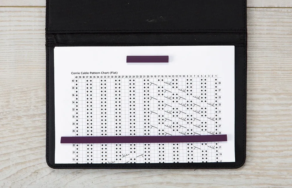 Premium Knitting Chart Keeper